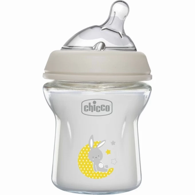 Бутылочка стеклянная CHICCO NATURAL FEELING 150 мл, 0м+ 00081211300000 Бутылочка стеклянная CHICCO NATURAL FEELING 150 мл, 0м+ 00081211300000
