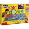 Игровой коврик CHICCO "Город" электрон. с машинкой, Разноцветный 00009700000000