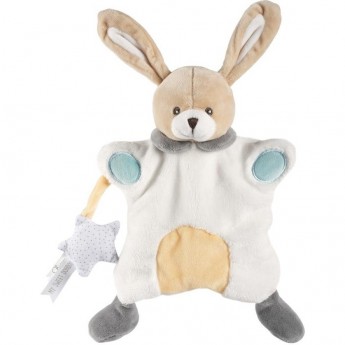 Игрушка-рукавичка мягкая CHICCO "Зайчик", Бежевый