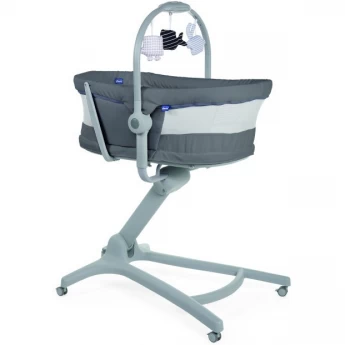 Кроватка-стульчик CHICCO BABY HUG - 4 IN 1 AIR DARK GREY