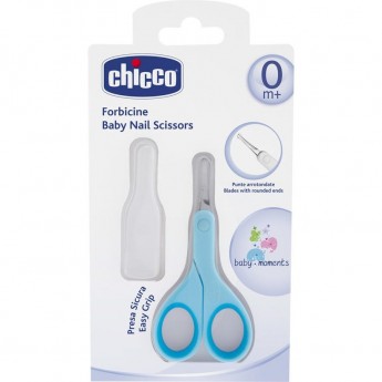 Ножницы с закругленными концами CHICCO голубой