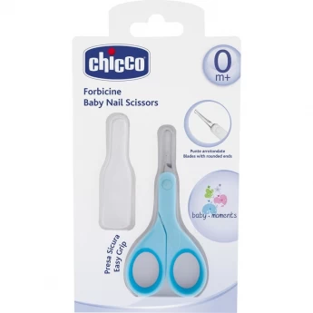 Ножницы с закругленными концами CHICCO голубой
