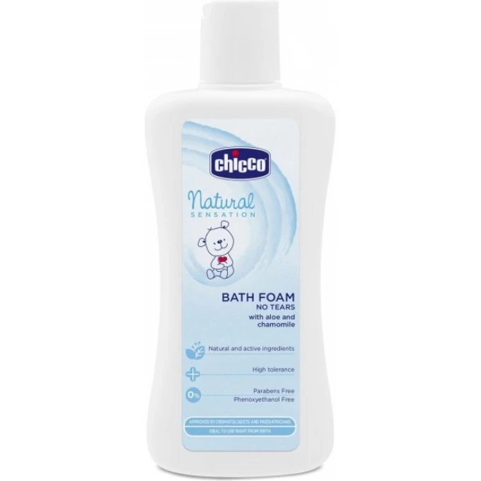 Пена для ванны CHICCO NATURAL SENSATION, 200 мл 00007452100000 Пена для ванны CHICCO NATURAL SENSATION, 200 мл 00007452100000