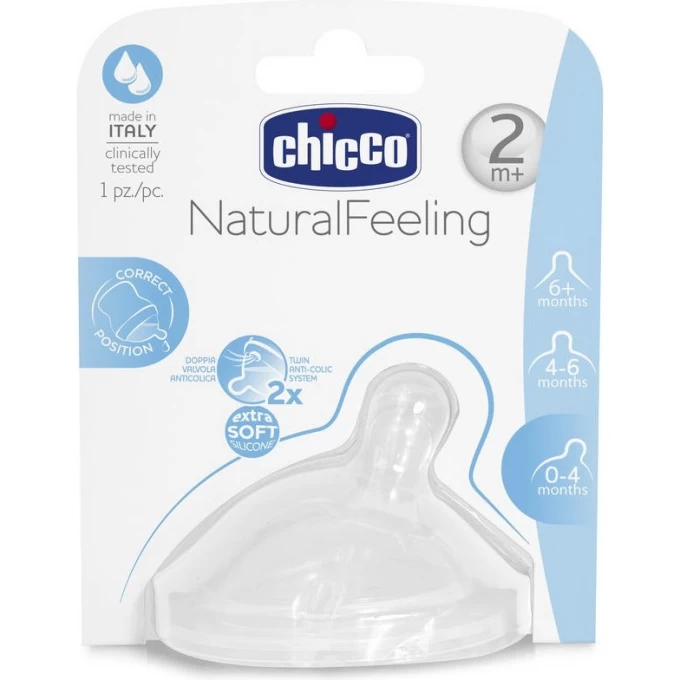 Соска CHICCO 1шт, белый 00081023100000